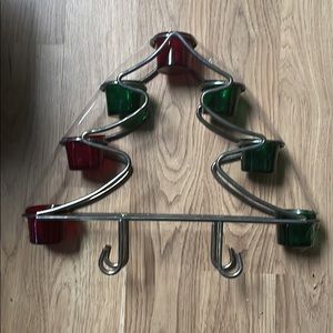 Christmas tree candle holder